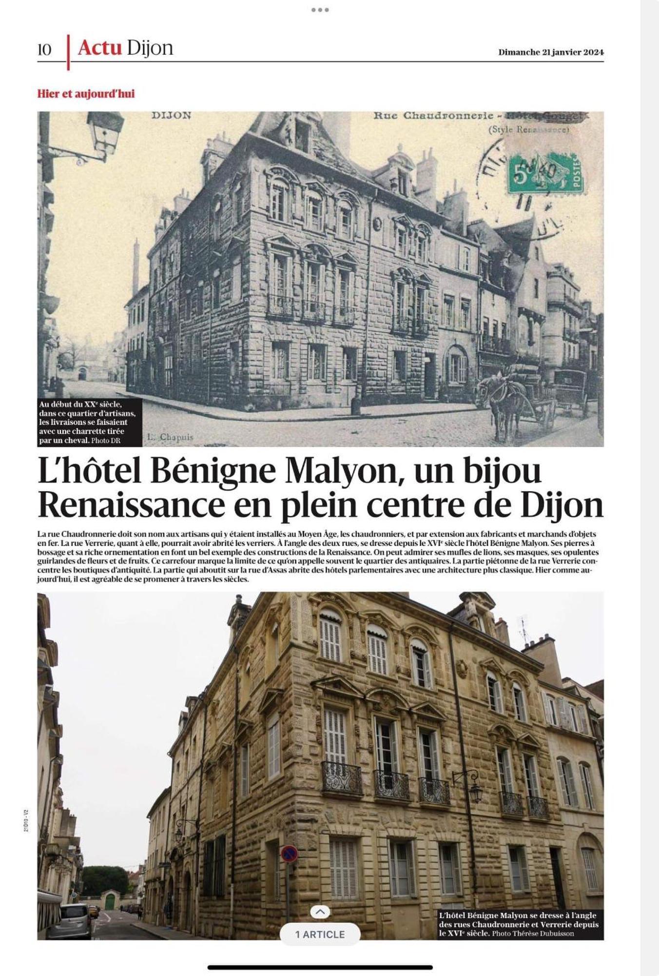 Apartamento Benigne Malyon Dijon Exterior foto